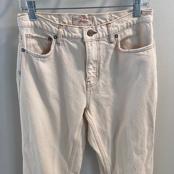 We The Free Free People Cream Jeans Size 28 - Picture 2 of 11
